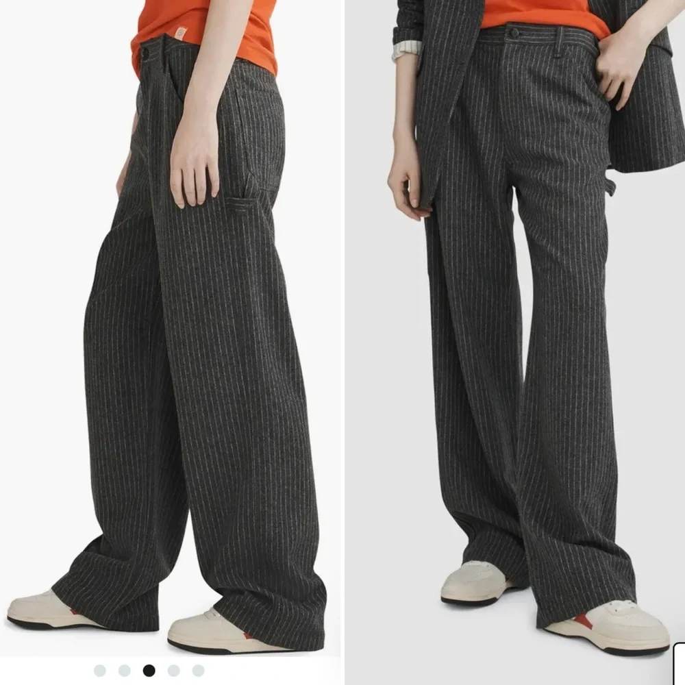 Rag & Bone Sid Italian Wool Carpenter Pants - Picture 2 of 12